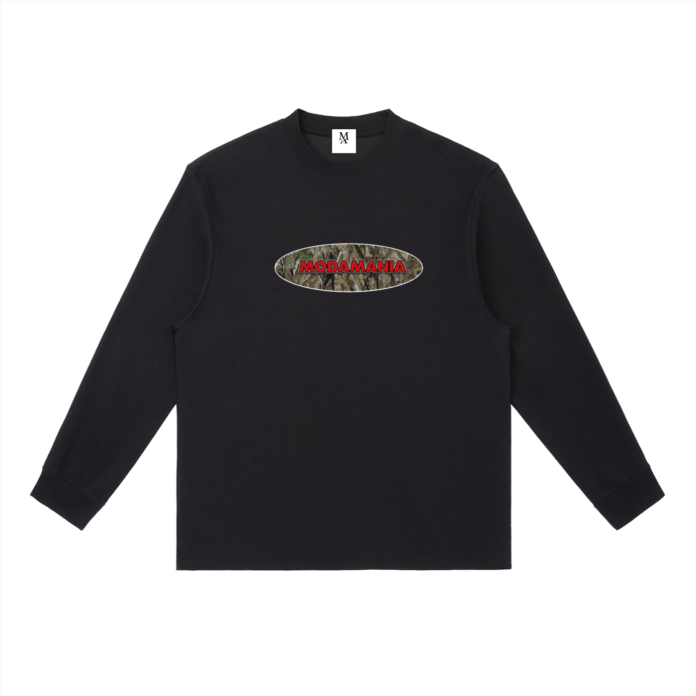 Essential Crewneck Long-Sleeve red camo