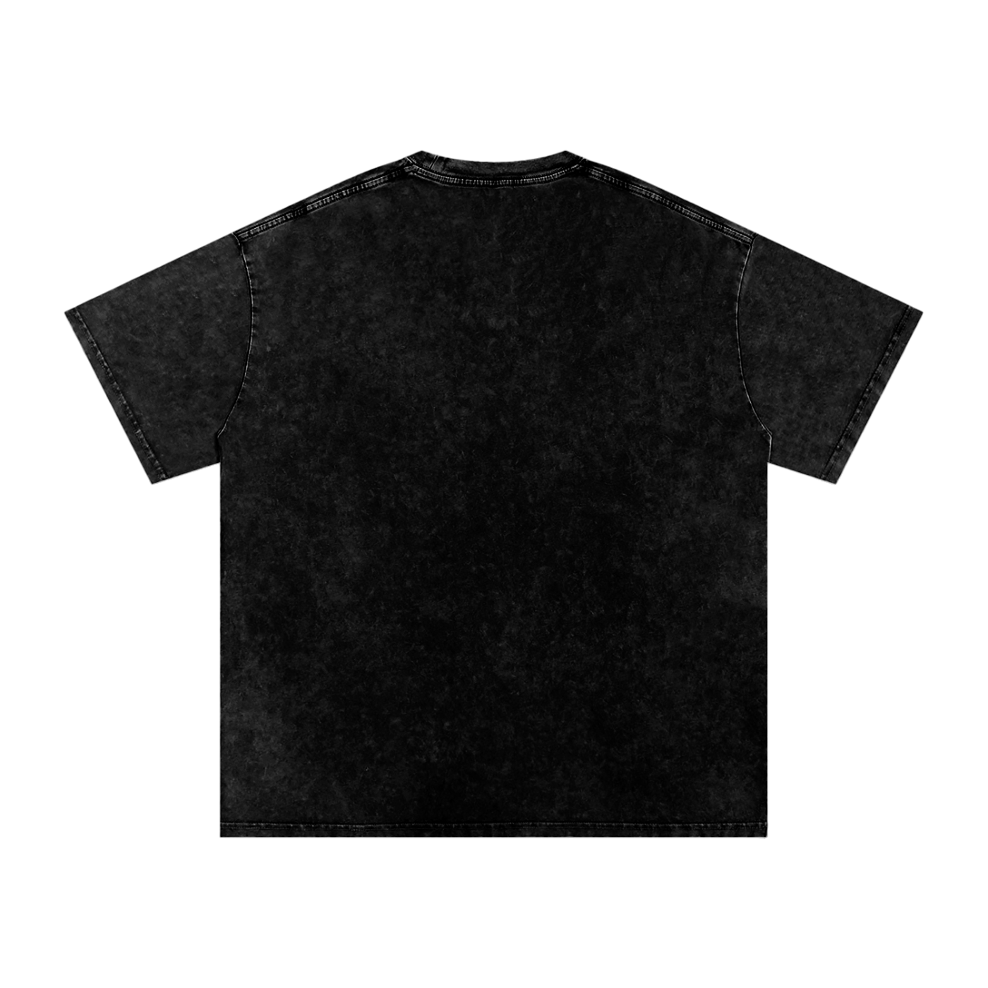 Snow Washed Oversized Cotton T-Shirt pink logo