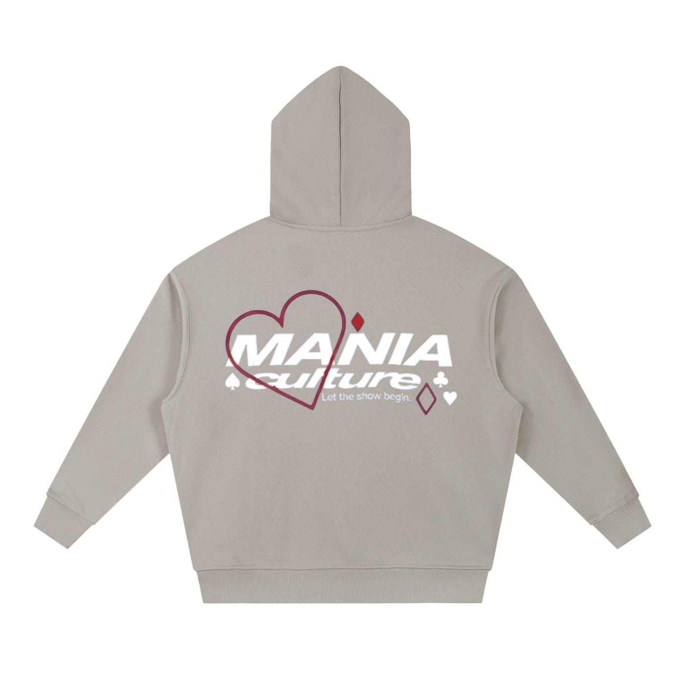 Cards Drop-Shoulder Hoodie
