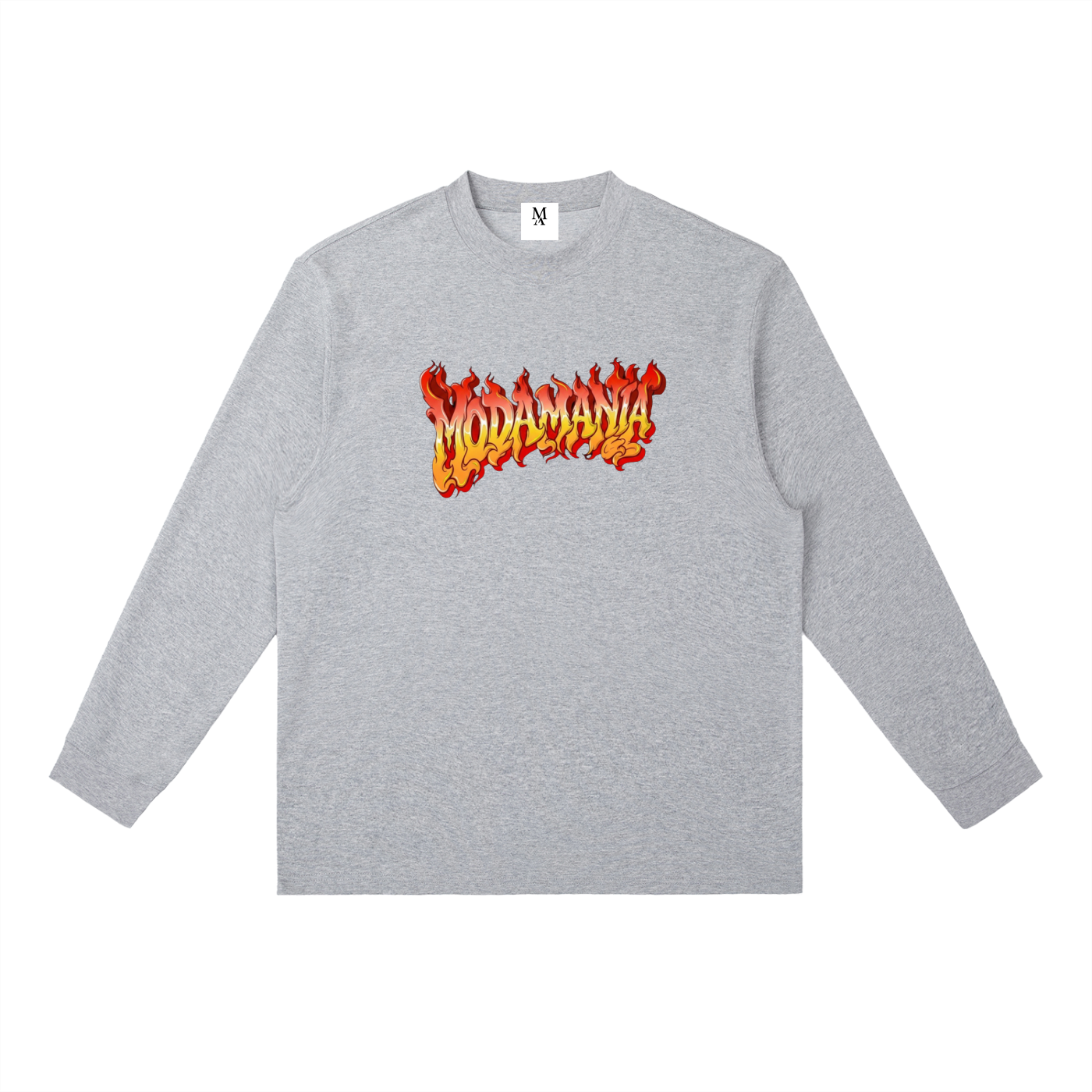 Essential Crewneck Long-Sleeve flammes