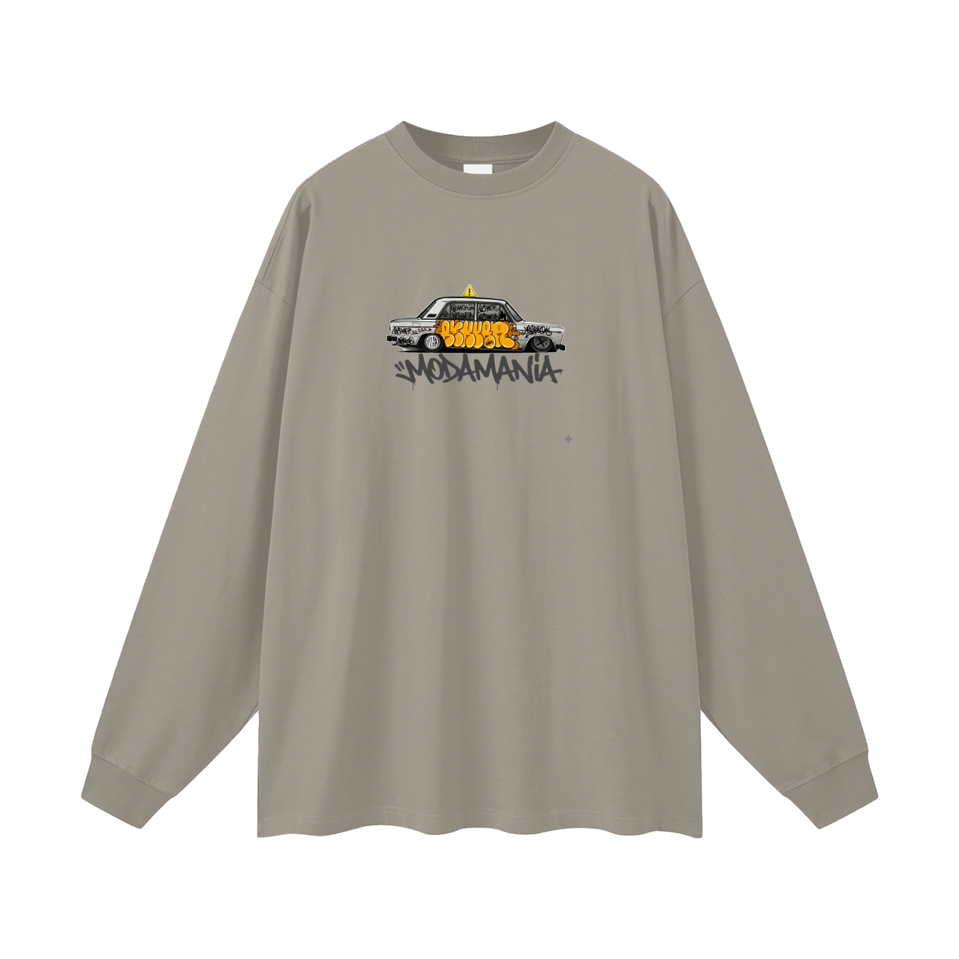 Oversized Unisex Long Sleeve Taxi
