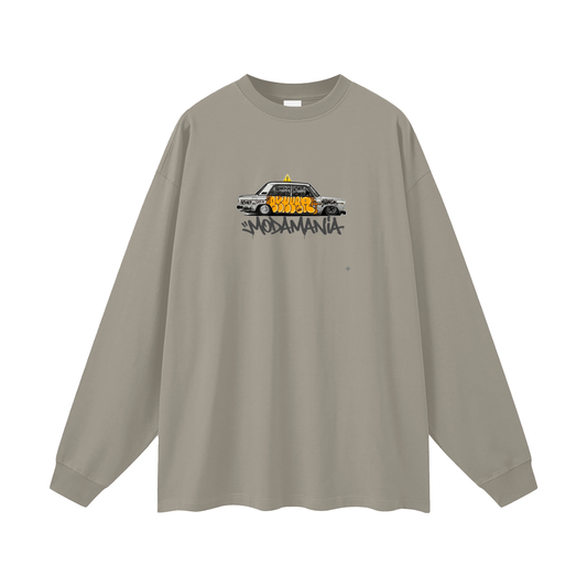 Oversized Unisex Long Sleeve Taxi