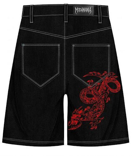 Baggy jorts Stitch & Dragon