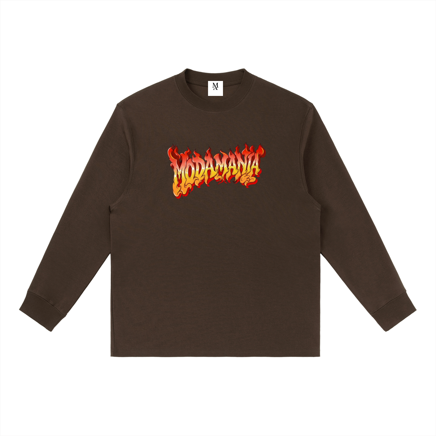 Essential Crewneck Long-Sleeve flammes