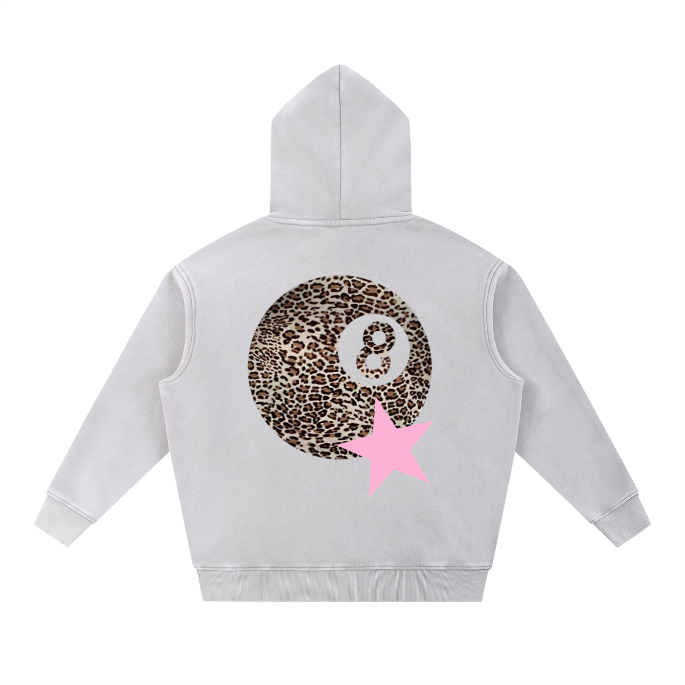 Snow Wash Fleece Oversize Hoodie