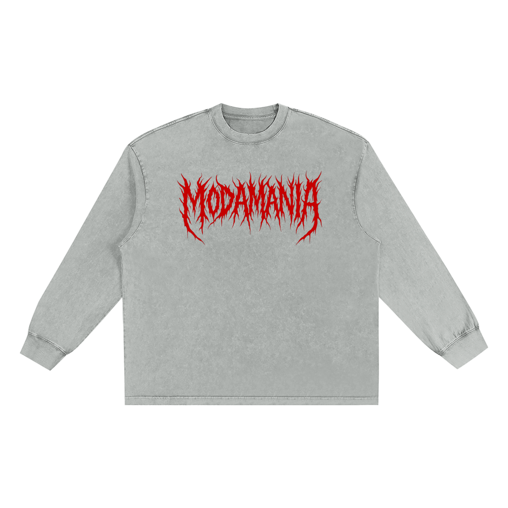 Snow Washed Frayed Edge T-Shirt