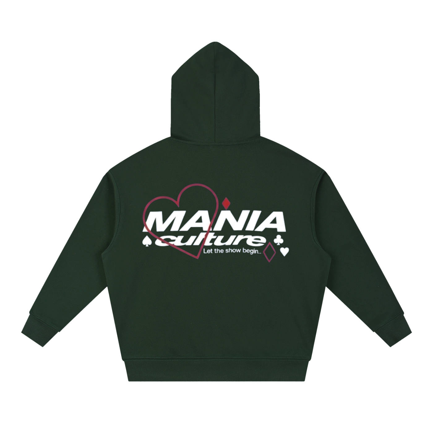 Cards Drop-Shoulder Hoodie