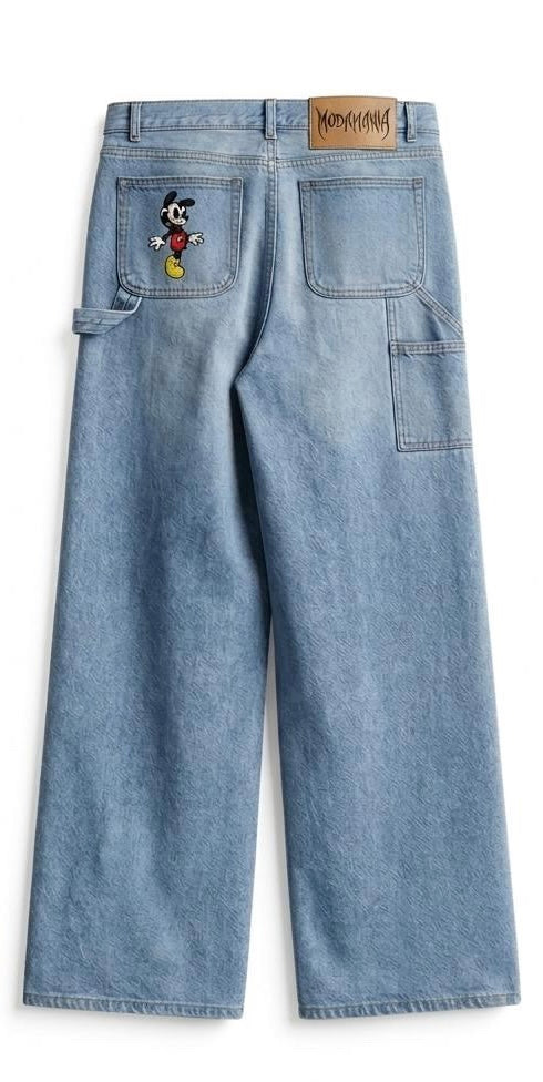 Baggy jeans Mickey Retro