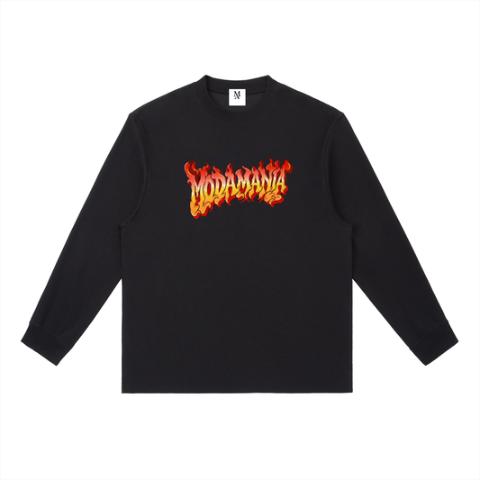 Essential Crewneck Long-Sleeve flammes