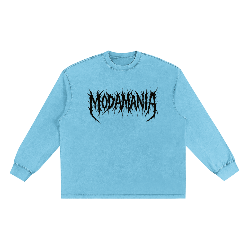 Snow Washed Frayed Edge T-Shirt