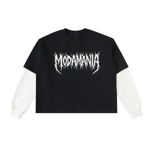 Contrast Sleeve White