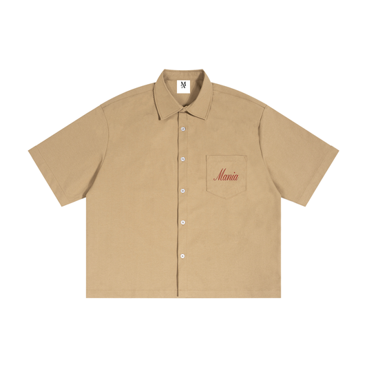 Unisex Boxy Heavyweight Short Sleeve Shirt