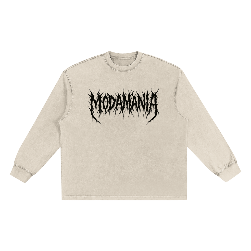 Snow Washed Frayed Edge T-Shirt