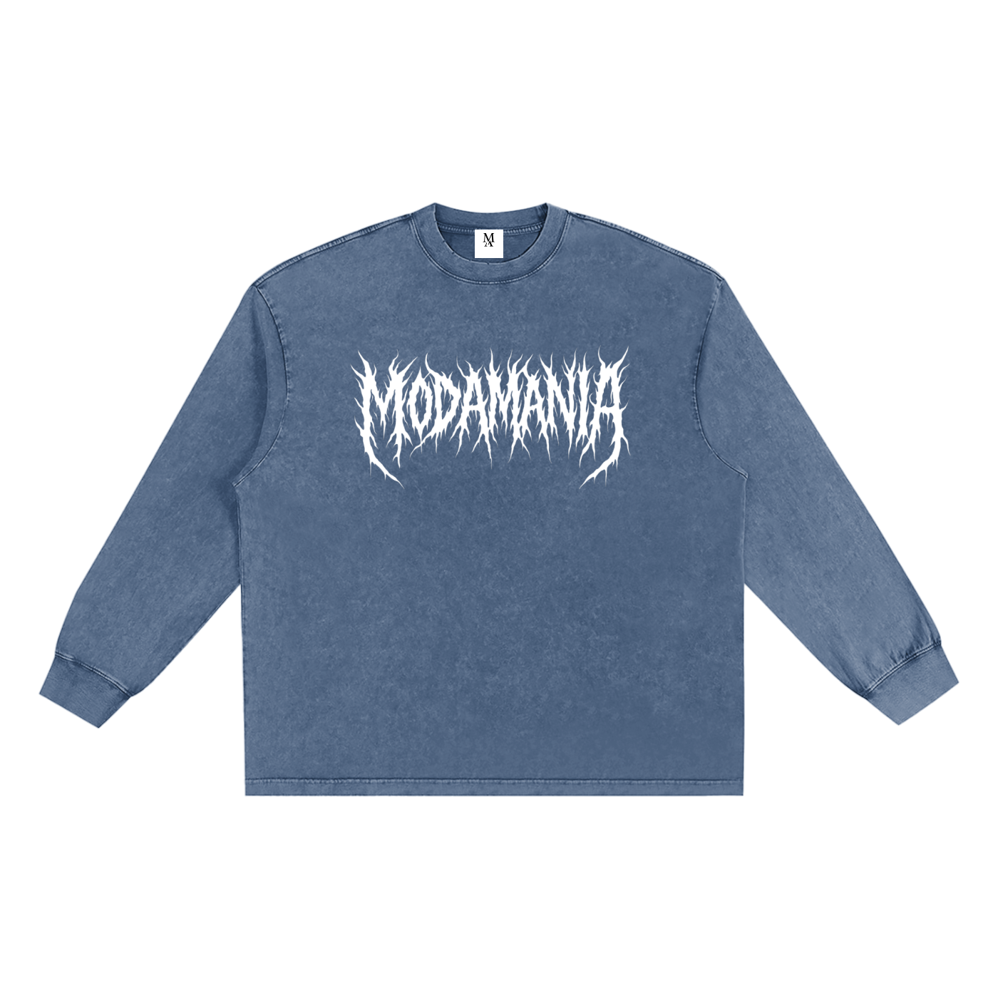 Snow Washed Frayed Edge T-Shirt