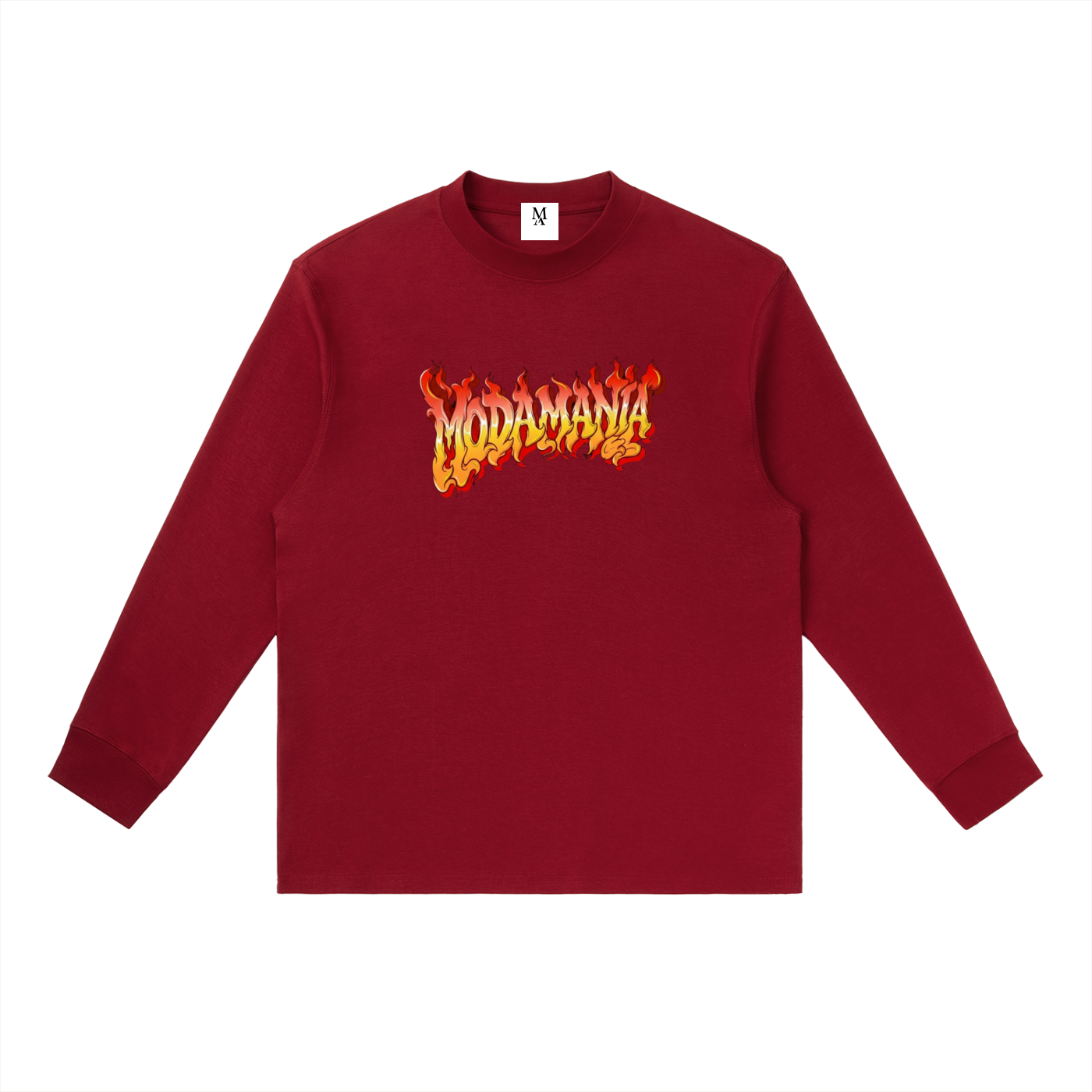 Essential Crewneck Long-Sleeve flammes