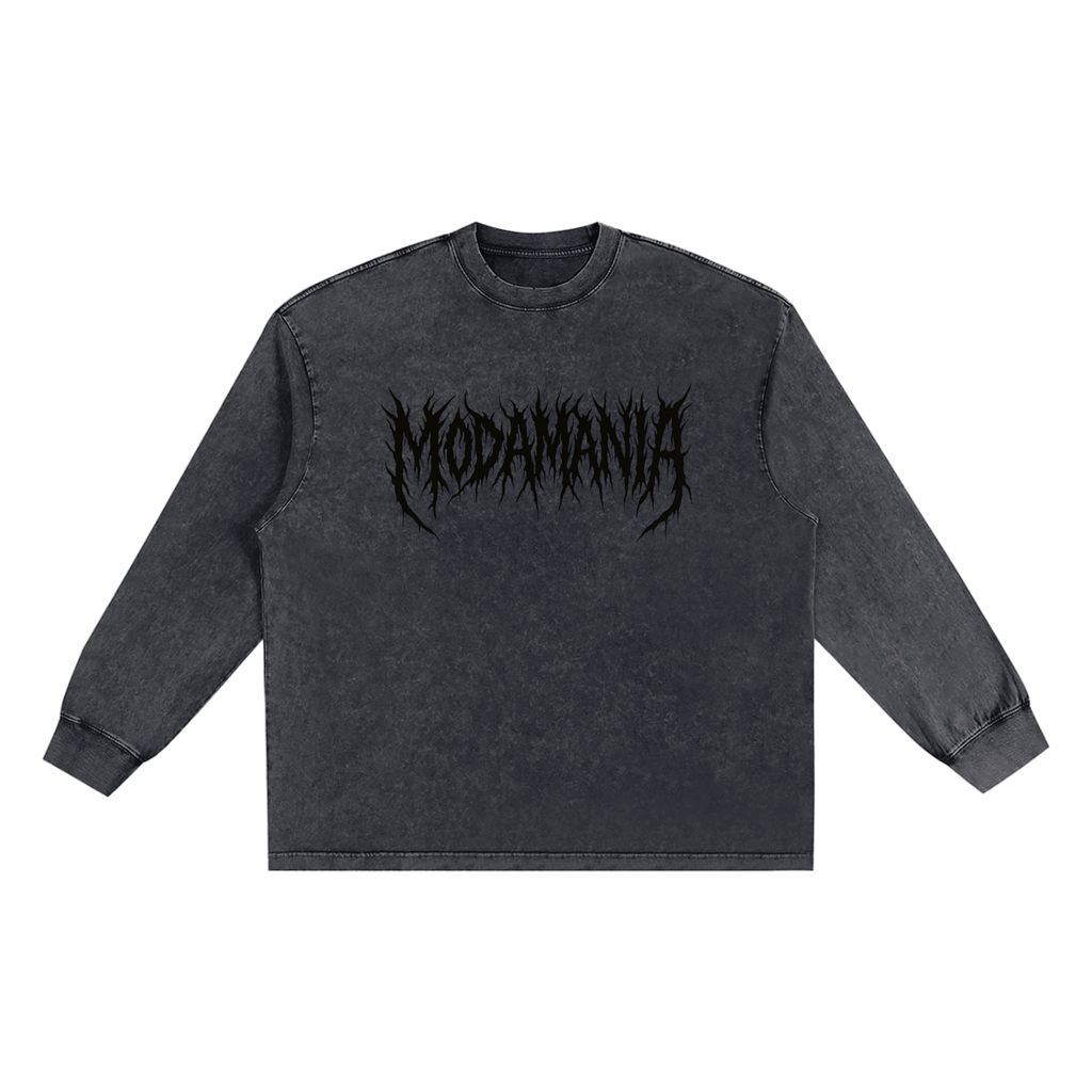 Snow Washed Frayed Edge T-Shirt