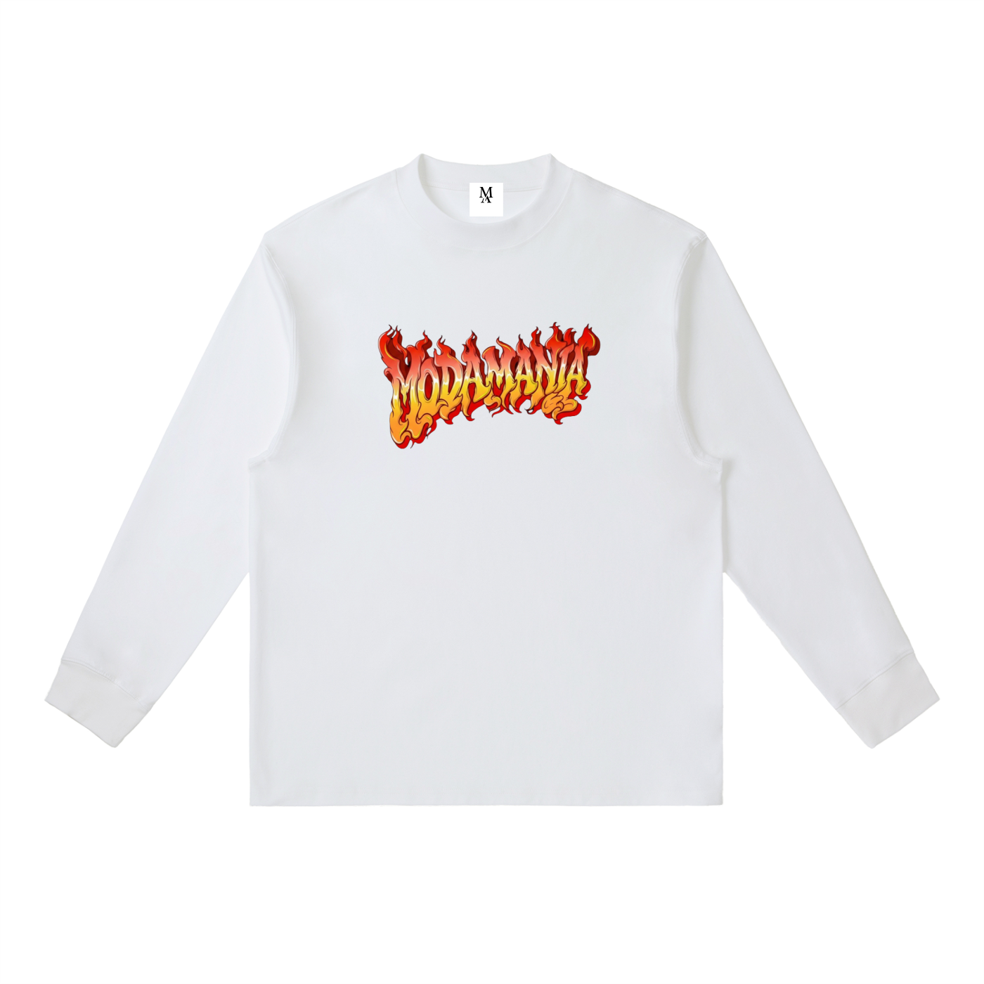 Essential Crewneck Long-Sleeve flammes