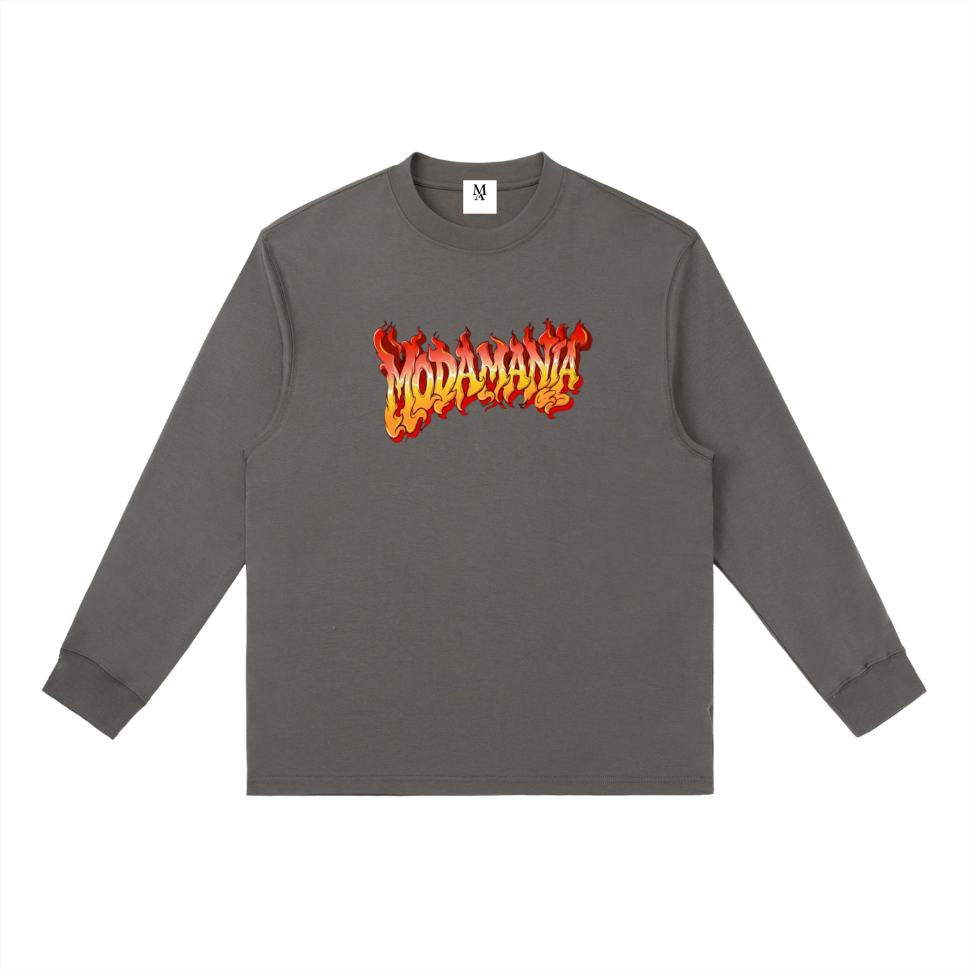 Essential Crewneck Long-Sleeve flammes