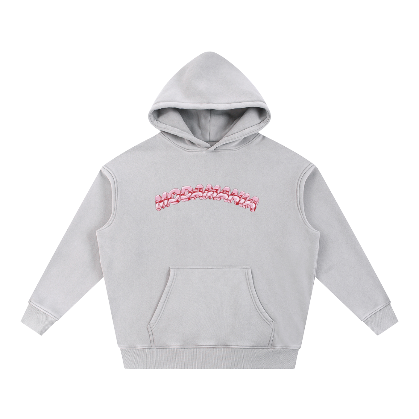 Oversize Hoodie pink logo