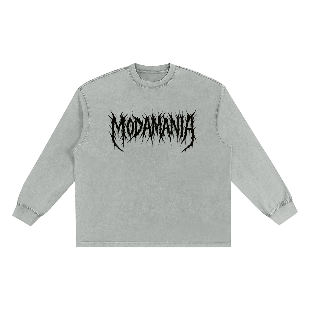 Snow Washed Frayed Edge T-Shirt