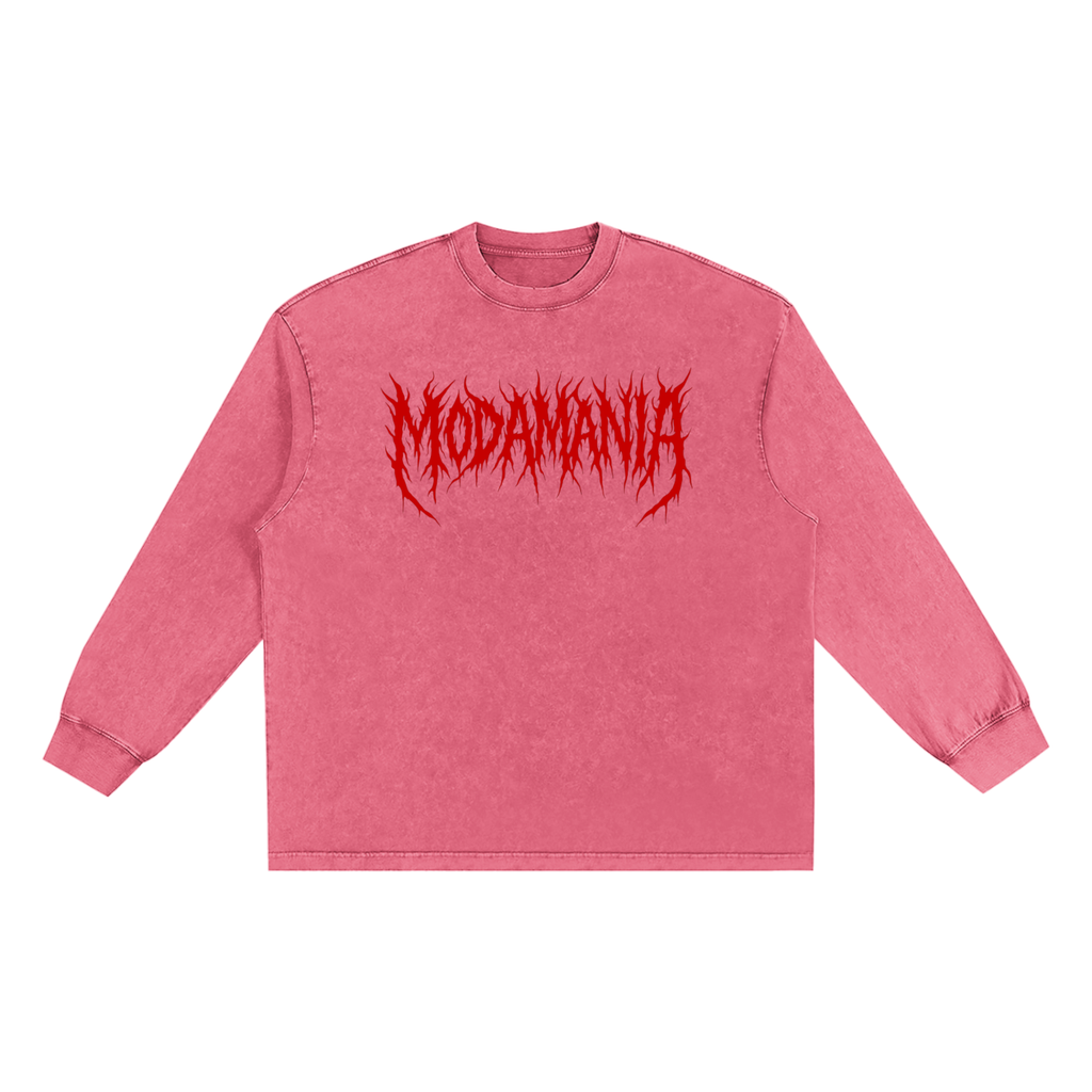 Snow Washed Frayed Edge T-Shirt