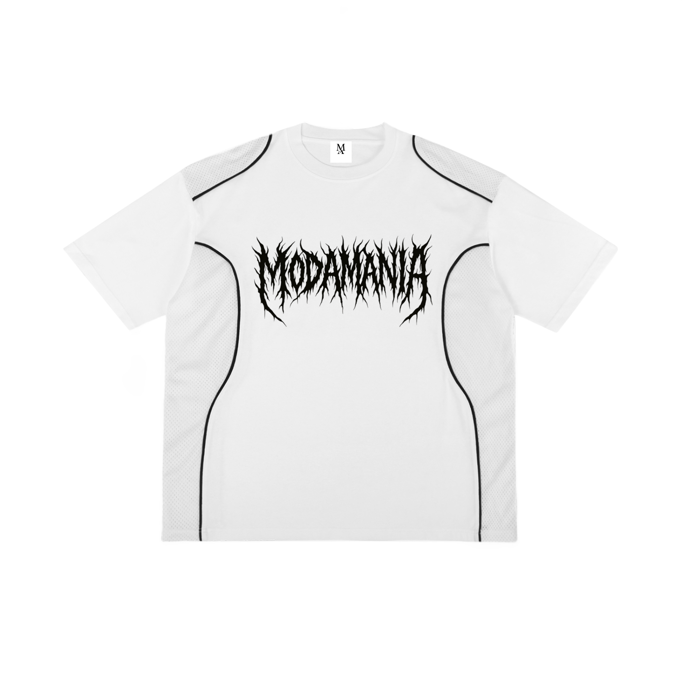 Contrast Piped Panel T-Shirt