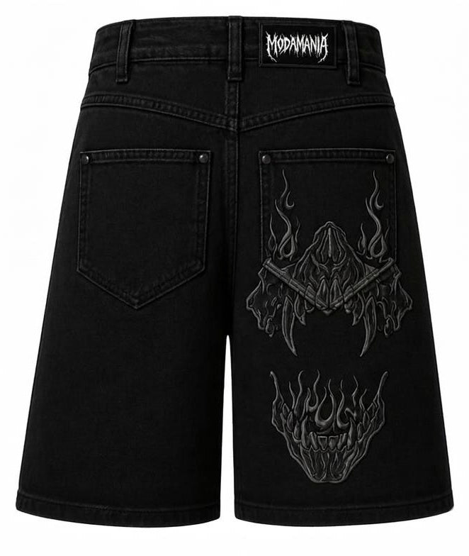 Baggy jorts Tribal Cyber