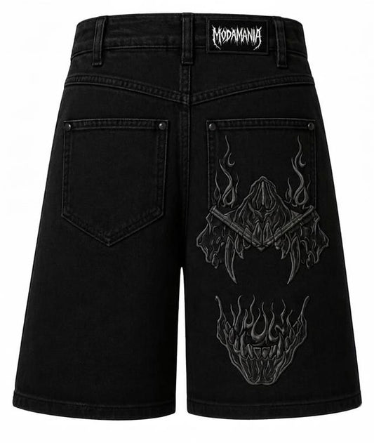 Baggy jorts Tribal Cyber