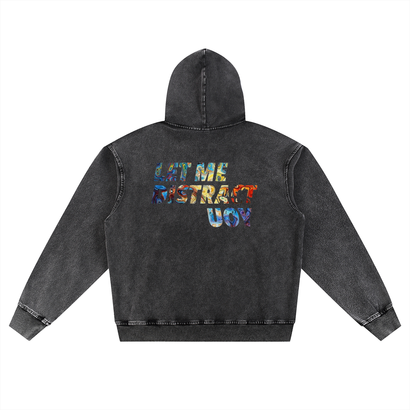 Snow Wash Oversized Hoodie