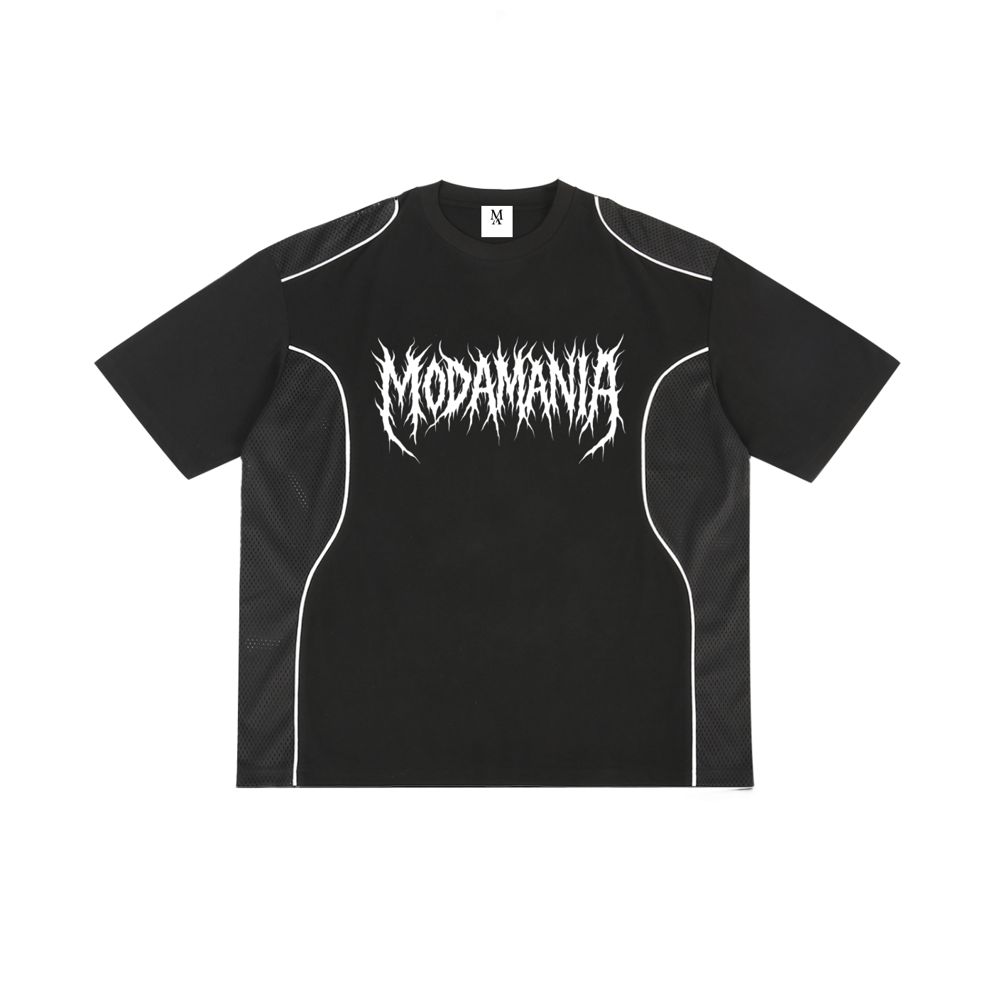 Contrast Piped Panel T-Shirt