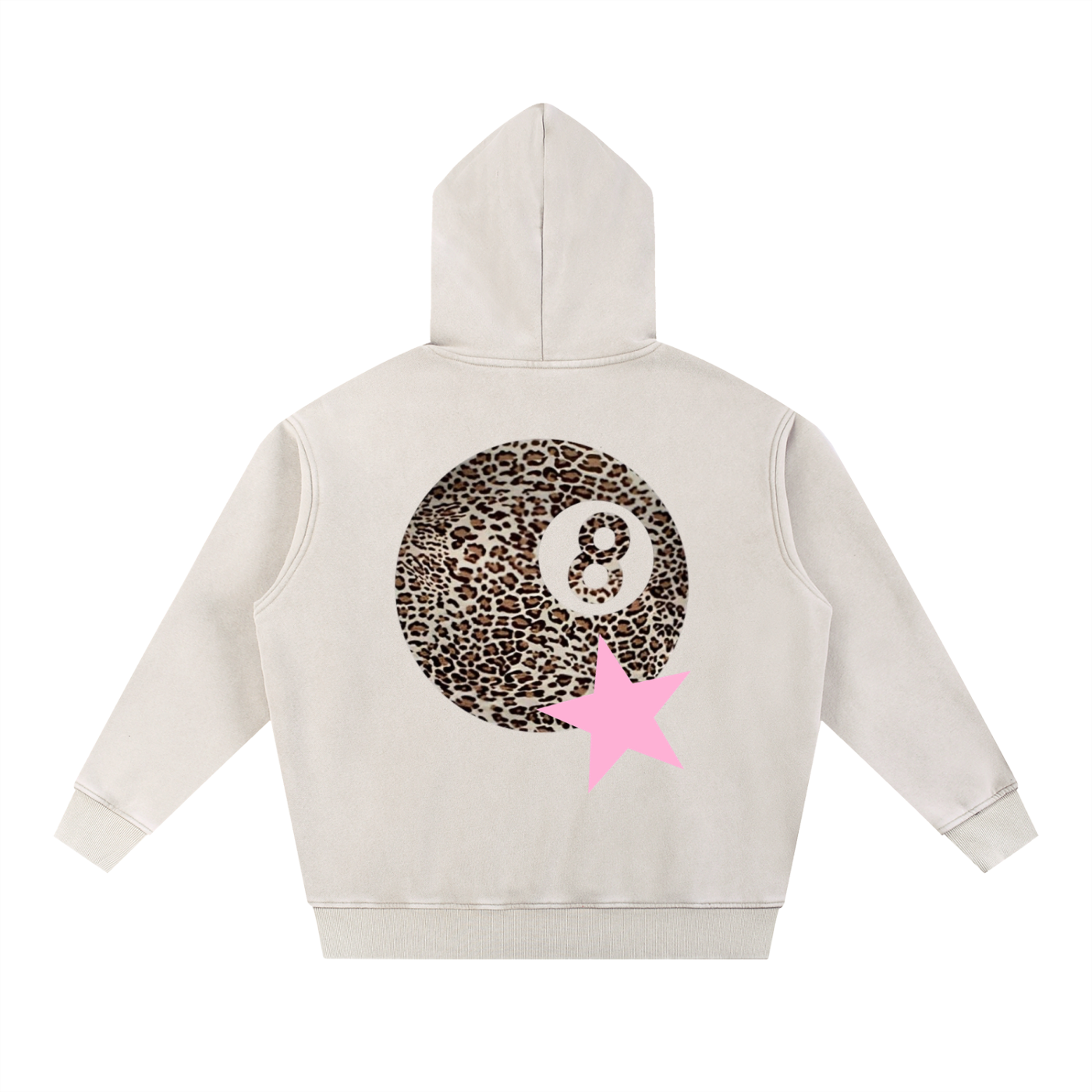 Snow Wash Fleece Oversize Hoodie