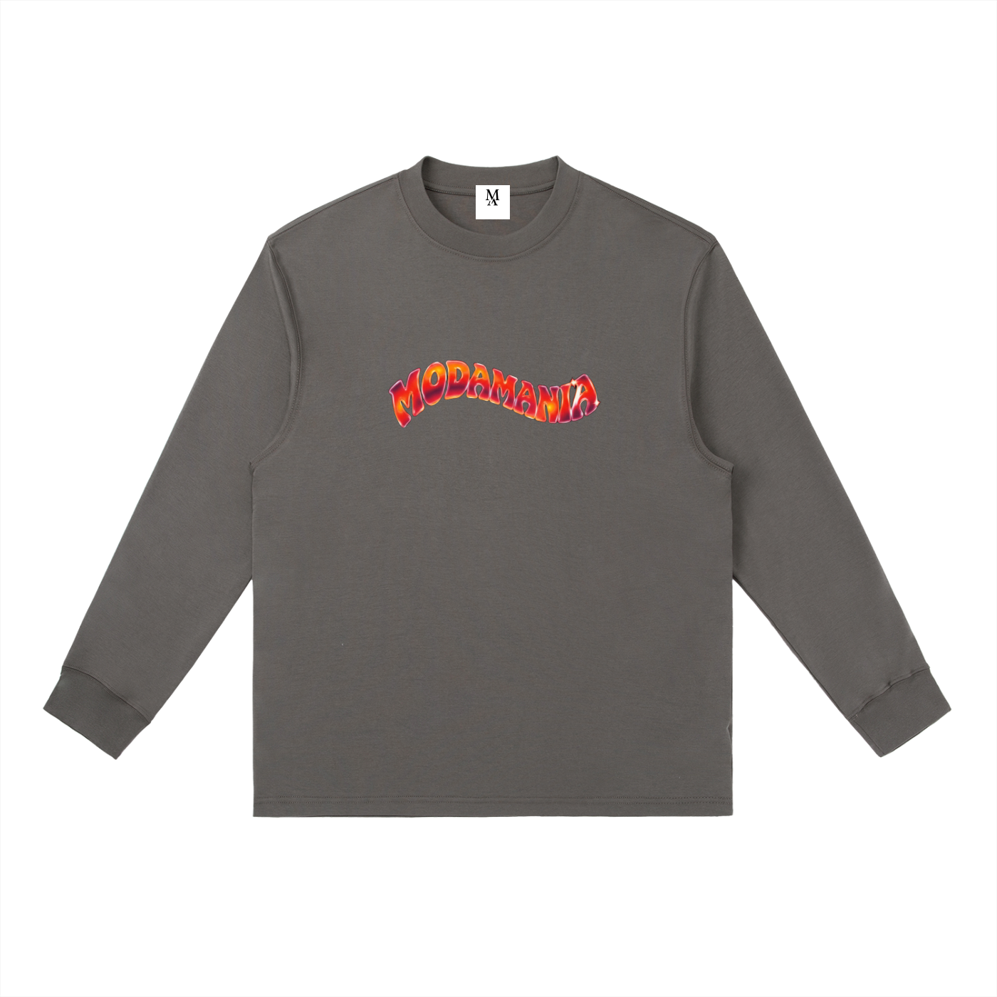 Crewneck T-Shirt Red logo