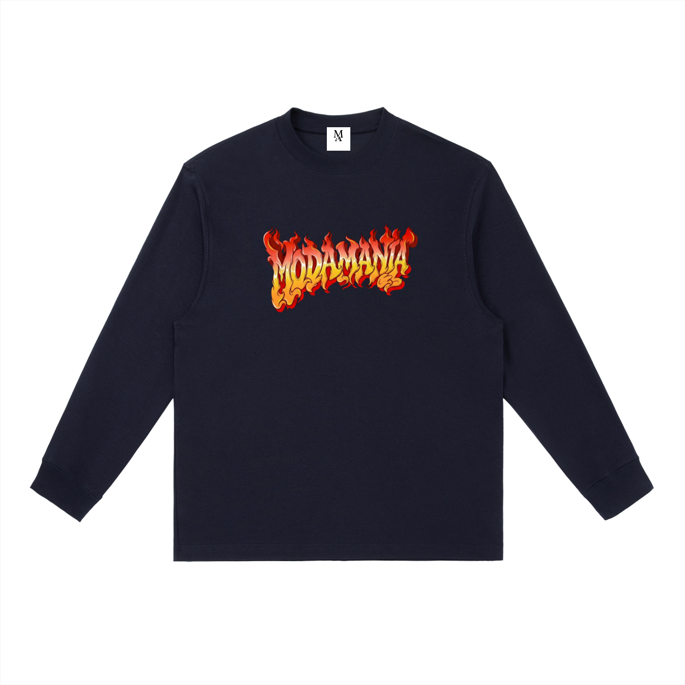 Essential Crewneck Long-Sleeve flammes