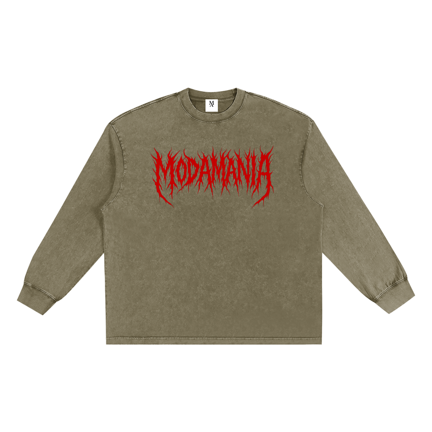 Snow Washed Frayed Edge T-Shirt