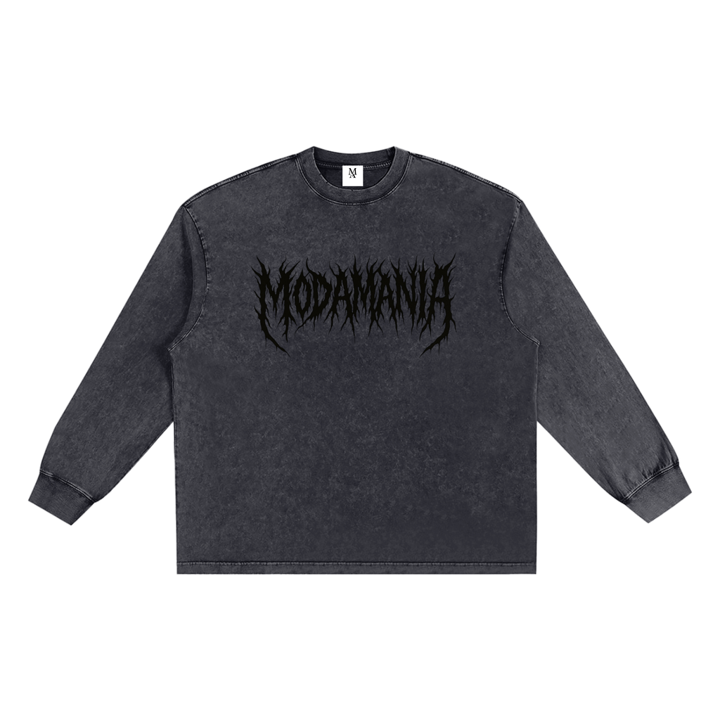 Snow Washed Frayed Edge T-Shirt