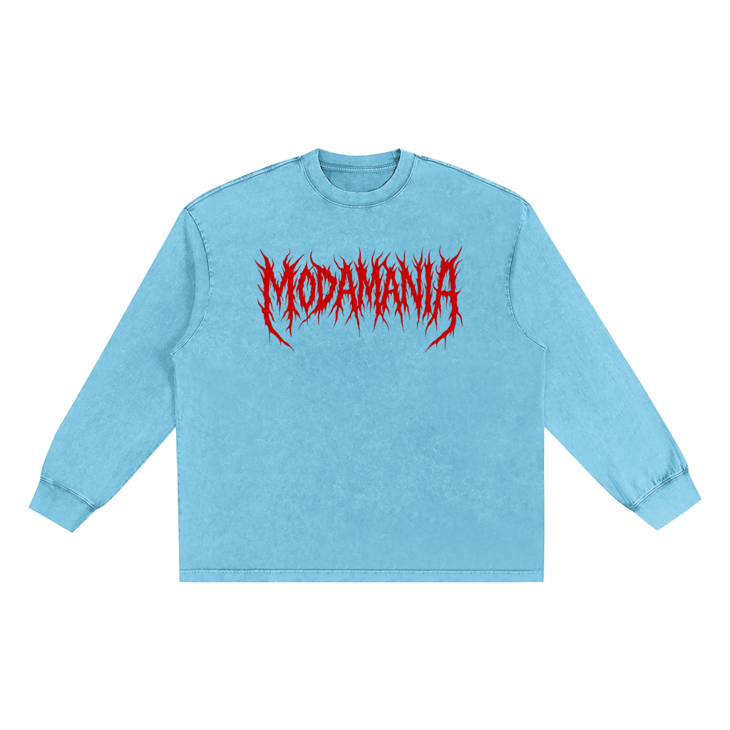 Snow Washed Frayed Edge T-Shirt