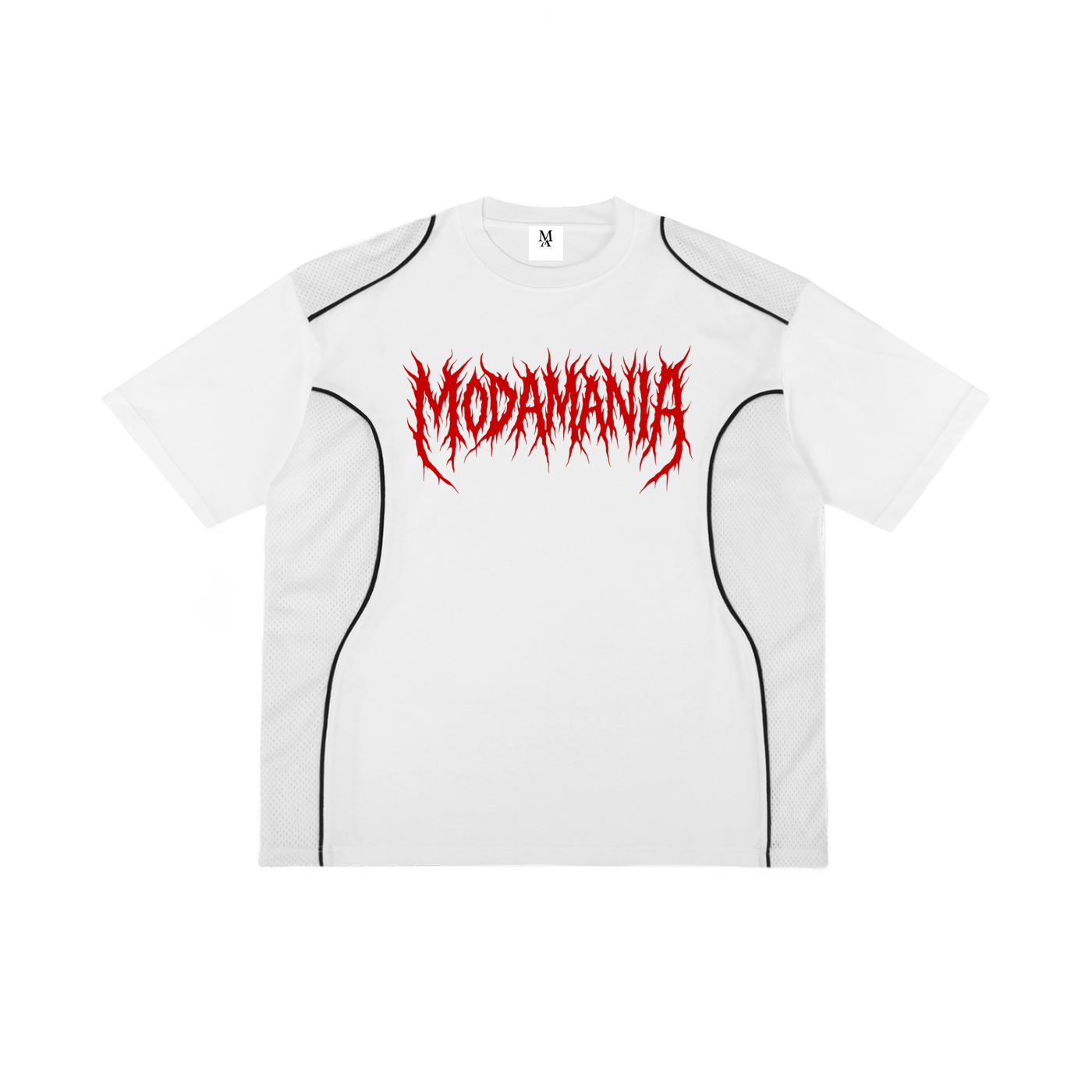 Contrast Piped Panel T-Shirt