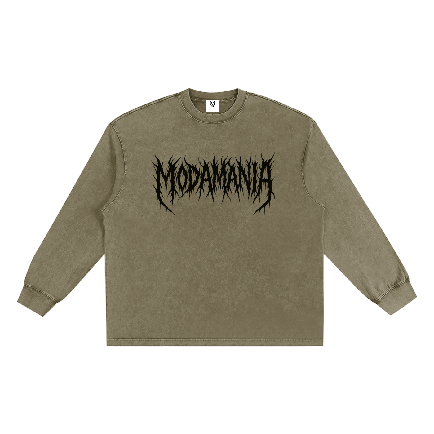 Snow Washed Frayed Edge T-Shirt